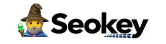 Знак Seokey с волшебником и лупой